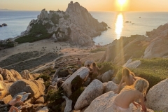 Samen vieren Sardinie