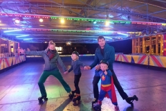 Rol schaatsen bij het openluchtmuseum. Arnhem