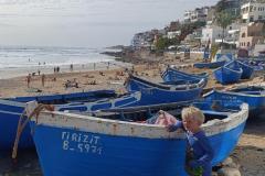 Bootjes op het strand in Tagazhoute