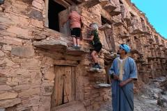 Berber bank. Oude verserkte graanopslag in