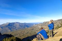 Genieten van het uitzicht in de bergen rondom Chefchaouen